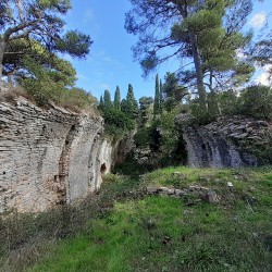 Archeotrekking into Bosco d'Alcamo nature reserve , 